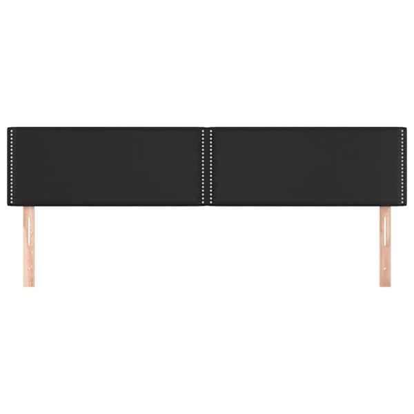 vidaXL Huvudgavlar 2 st svart 90x5x78/88 cm konstläder Svart