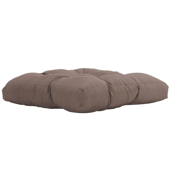 vidaXL Palldyna taupe 50x50x12 cm tyg Taupe
