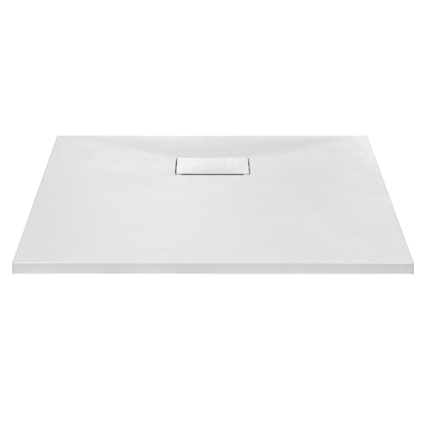 vidaXL Duschkar SMC vit 90x80 cm Vit