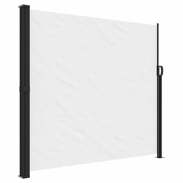 vidaXL Indragbar sidomarkis vit 180x300 cm Vit