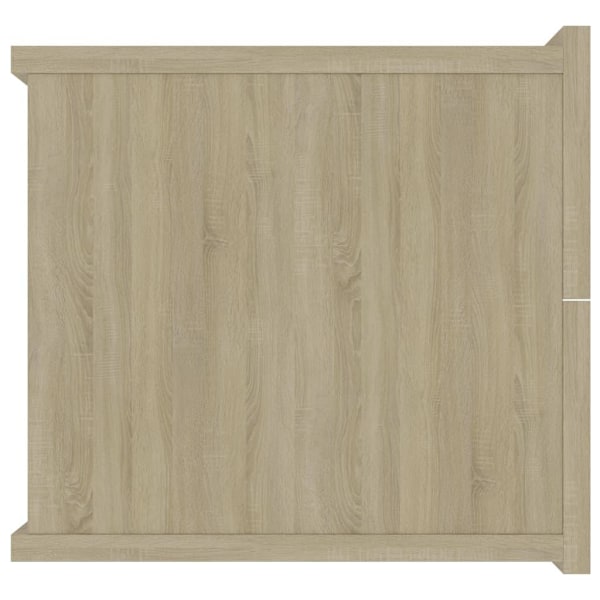 vidaXL Sängbord sonoma ek 40x30x30 cm konstruerat trä Beige