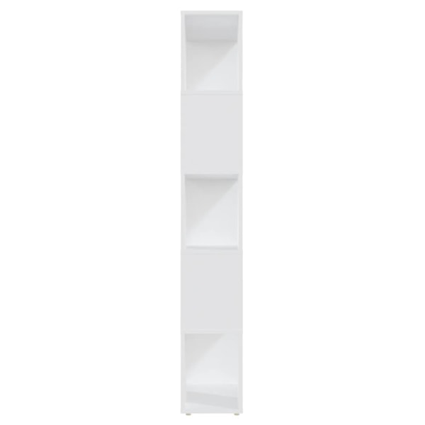 vidaXL Bokhylla Rumsavdelare vit 60x24x155 cm spånskiva Vit
