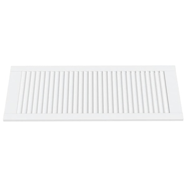 vidaXL Skåpluckor lamelldesign 2 st vit 99,3x39,4 cm massiv furu Vit