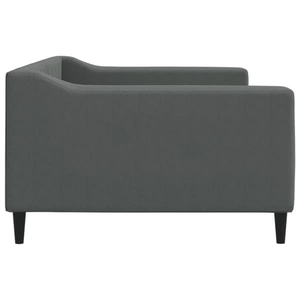 vidaXL Dagbädd mörkgrå 100x200 cm tyg Grå
