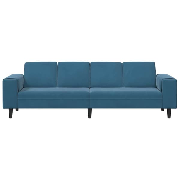 vidaXL Vardagsrumsoffa Blå 250 x 77 x 76 cm Blå