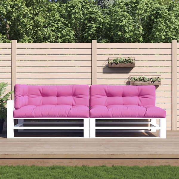 vidaXL Palldyna 5 st rosa tyg Rosa