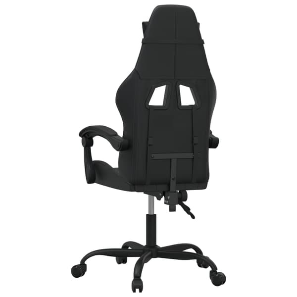 vidaXL Gamingstol svart konstläder art
