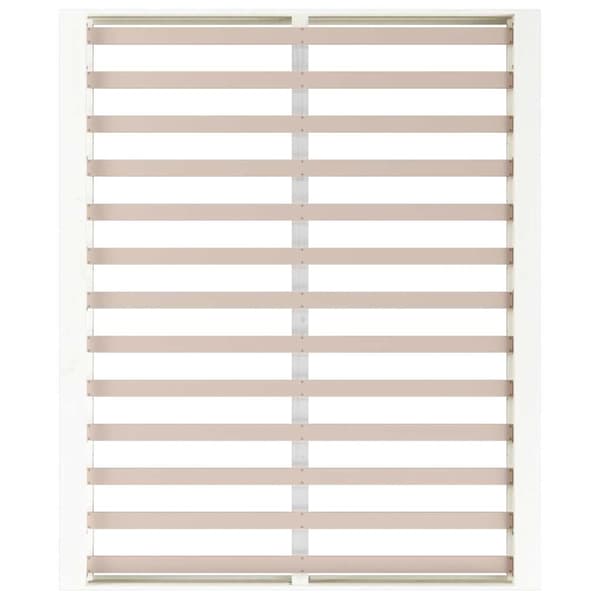 vidaXL Sängram vit 120x200 cm massivt trä Vit