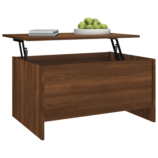 vidaXL Soffbord brun ek 80x55,5x41,5 cm konstruerat trä Brun
