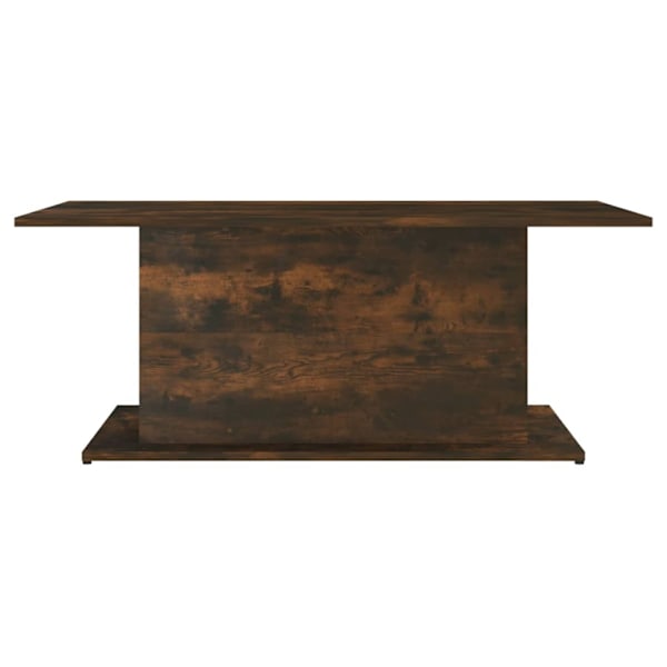 vidaXL Soffbord rökfärgad ek 102x55,5x40 cm konstruerat trä Brun