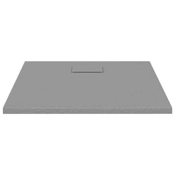 vidaXL Duschkar SMC grå 80x80 cm grå