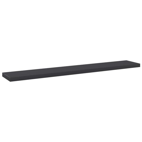vidaXL Hyllplan 4 st grå 60x10x1,5 cm konstruerat trä grå