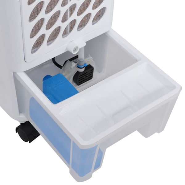 vidaXL Luftkylare 80 W 5 L 270 m³/tim. 25x26x56 cm grå