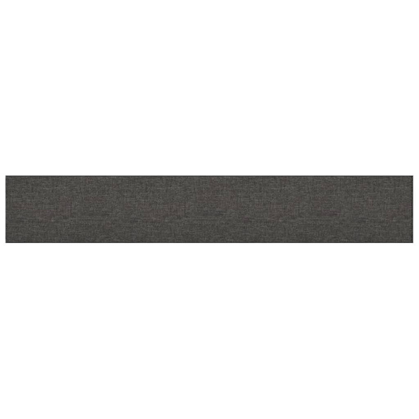 vidaXL Väggpaneler 12 st mörkgrå 90x15 cm tyg 1,62 m² Grå