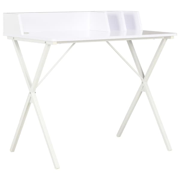 vidaXL Skrivbord vit 80x50x84 cm Vit