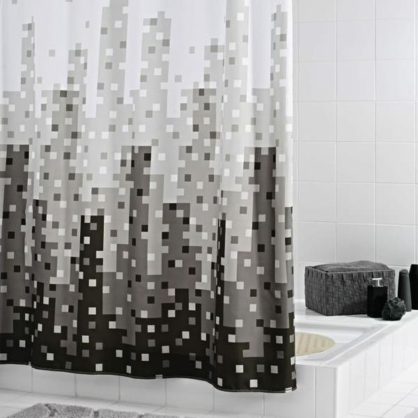 RIDDER Duschdraperi Skyline 180x200 cm Vit