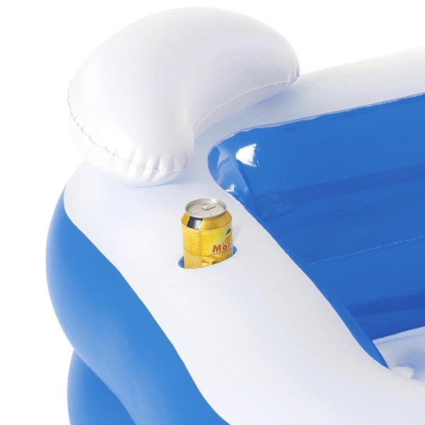 Bestway Pool Family Fun Lounge Pool 213x206x69 cm Blå