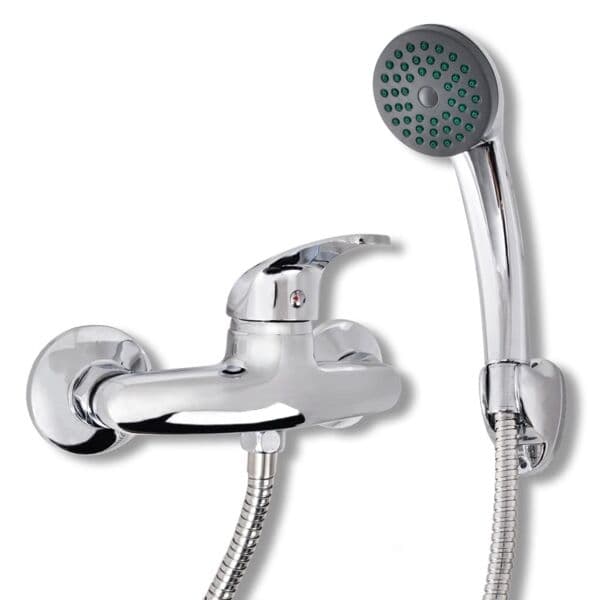 vidaXL Duschblandare krom Silver