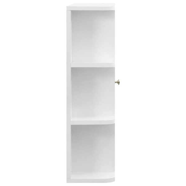 vidaXL Spegelskåp för badrum vit 66x17x63 cm MDF Vit