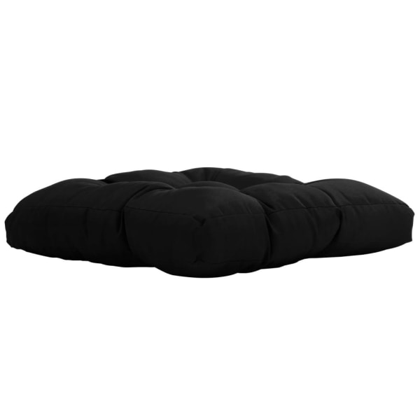 vidaXL Palldyna svart 80x80x12 cm tyg Svart