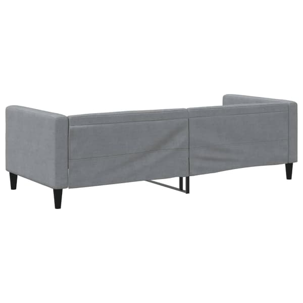 vidaXL Dagbädd ljusgrå 80x200 cm tyg Grå