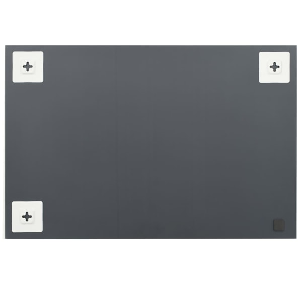 vidaXL Väggspegel rektangulär 60x40 cm glas Silver