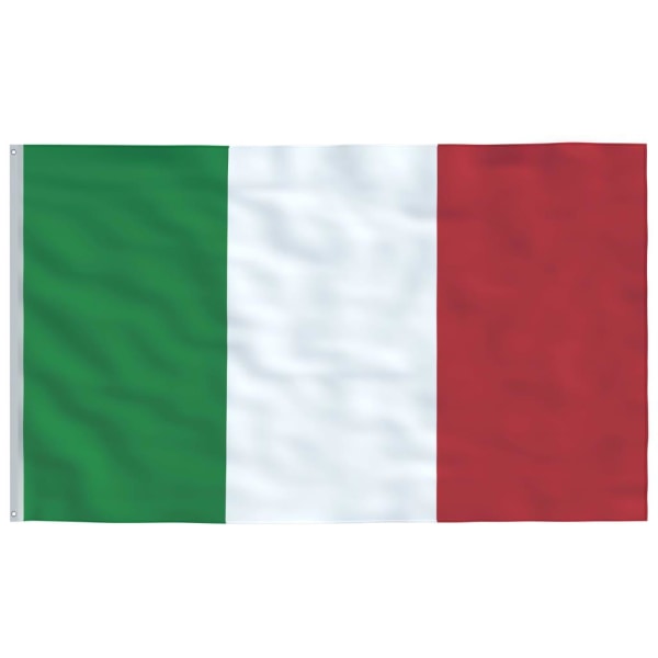 vidaXL Italiens flagga 90x150 cm Flerfärgsdesign