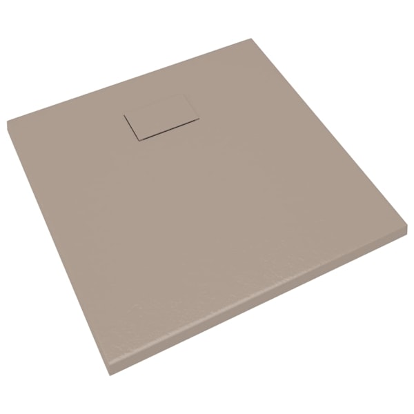 vidaXL Duschkar SMC brun 80x80 cm Brun