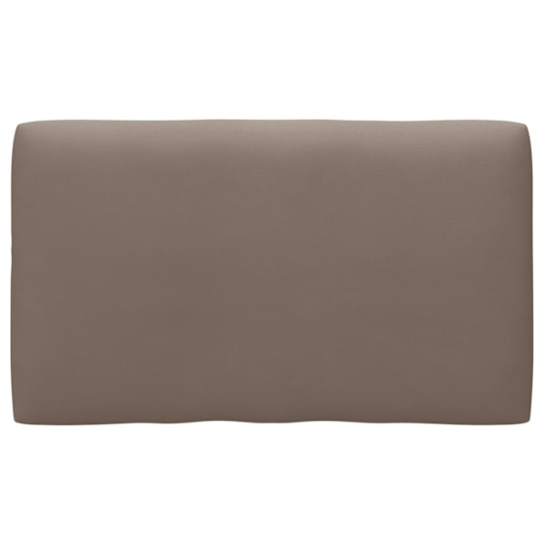 vidaXL Pallsoffa 2-sits med dynor svart impregnerad furu Svart