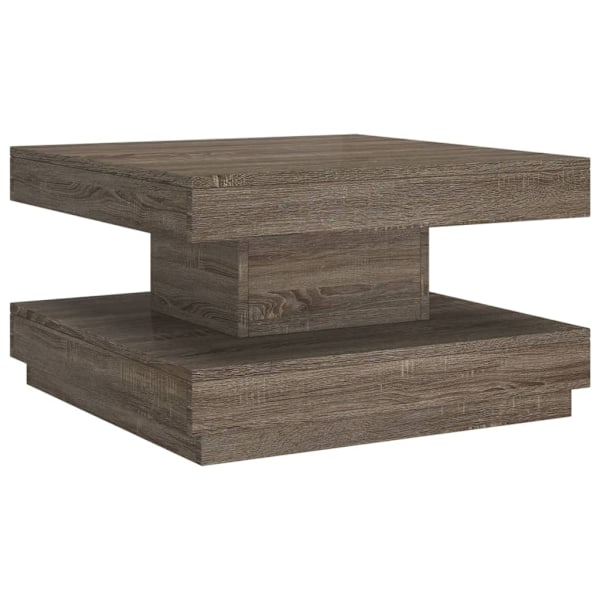 vidaXL Soffbord grå 60x60x35 cm MDF Grå