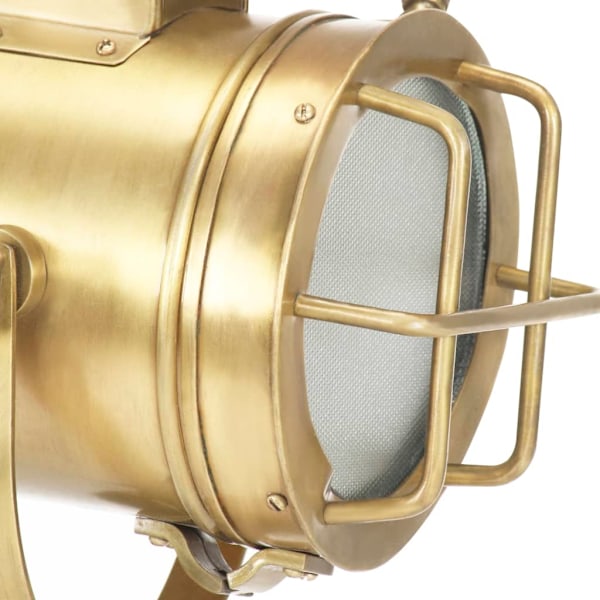 vidaXL Golvlampa massivt mangoträ 69 cm Brun
