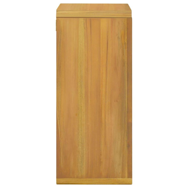 vidaXL Väggmonterat badrumsskåp 45x30x70 cm massiv teak Brun