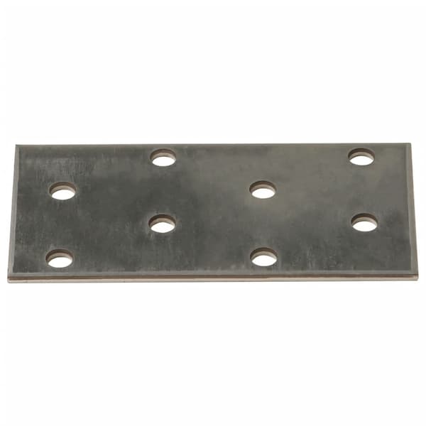 vidaXL Hålplatta 60 st 2 mm 80x40 mm galvaniserat stål