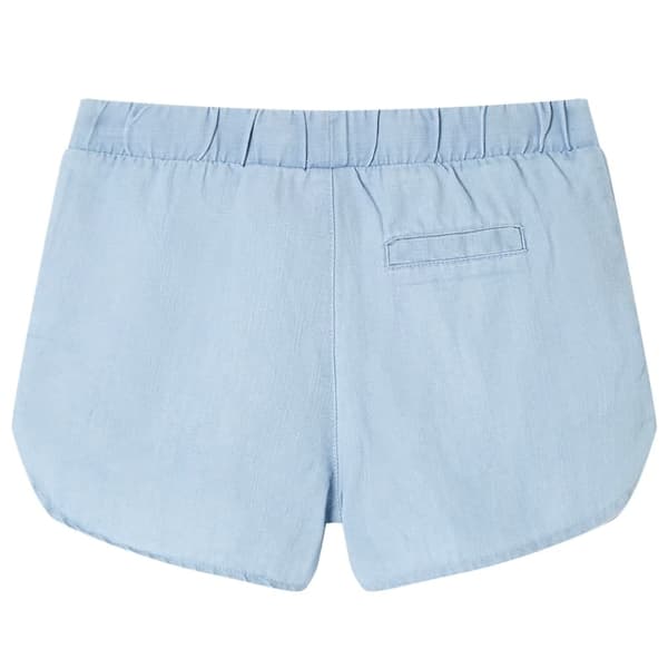 vidaXL Barnshorts mjuk denimblå 140 Blå