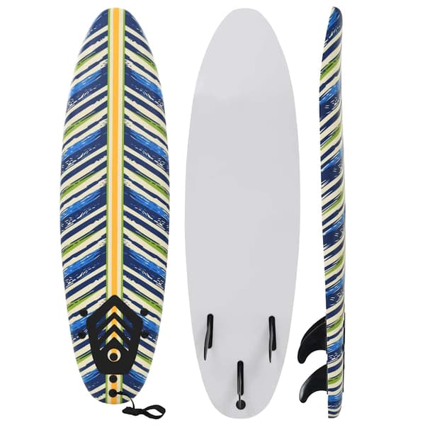 vidaXL Surfbräda 170 cm löv multifärg