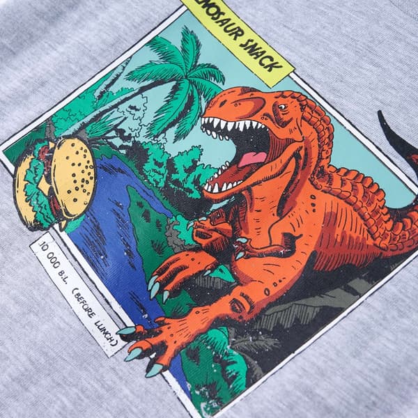 vidaXL T-shirt för barn grå 128 Grå