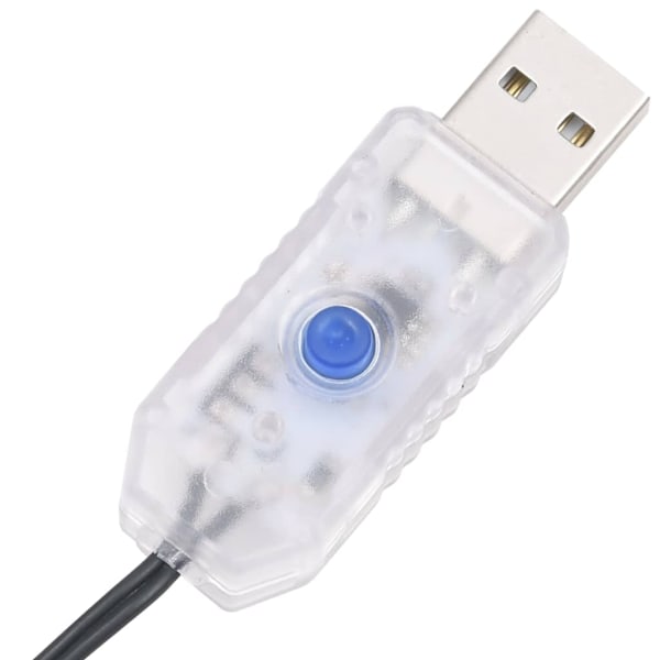 vidaXL Kompakt ljusslinga med 400 LED blå 13 m PVC Blue and dark green