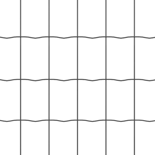 vidaXL Markfixerat Svetsat Stängsel 50 x 0,6 m (B x H) Grå