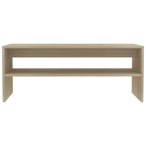 vidaXL Soffbord sonoma-ek 100x40x40 cm konstruerat trä Brun