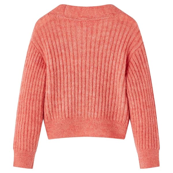 vidaXL Stickad tröja för barn rosa 104 Rosa
