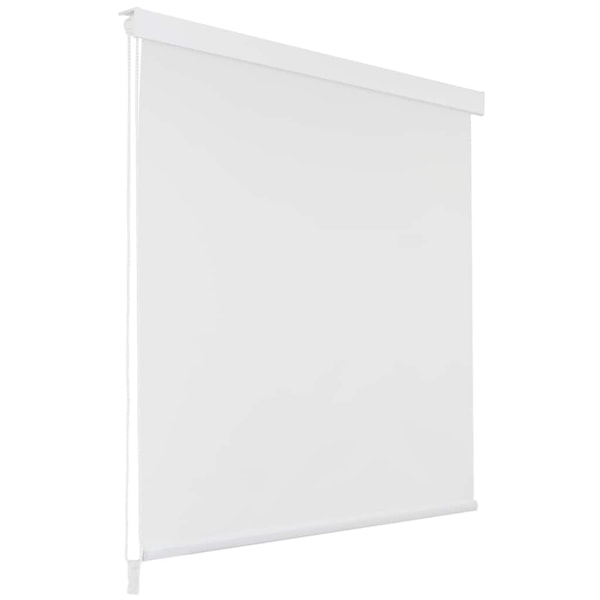 vidaXL Rullgardin för dusch 120x240 cm vit Vit