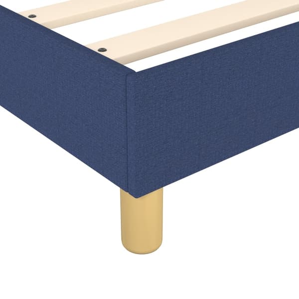 vidaXL Ramsäng med madrass blå 80x200 cm tyg Blå