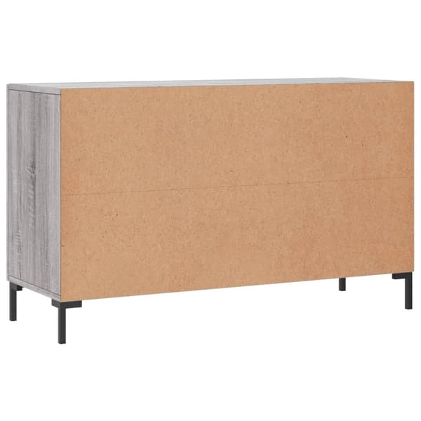 vidaXL Skänk grå sonoma 100x36x60 cm konstruerat trä Grå