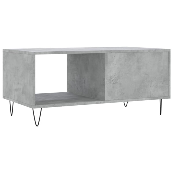 vidaXL Soffbord betonggrå 90x50x40 cm konstruerat trä Grå