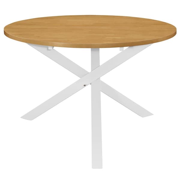 vidaXL Matgrupp 5 delar MDF vit Vit
