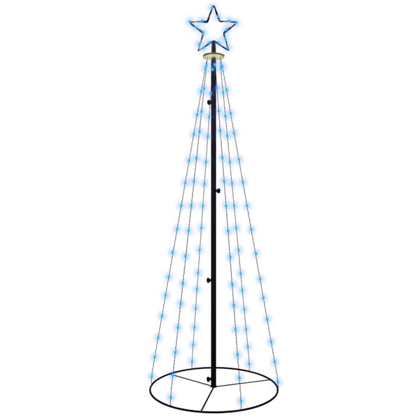 vidaXL Julgranskon blå 108 LEDs 70x180 cm Blå