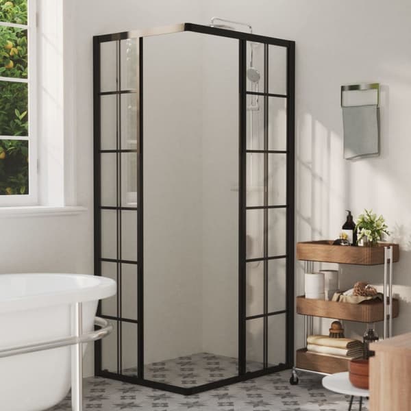 vidaXL Duschvägg ESG 90x70x180 cm Transparent
