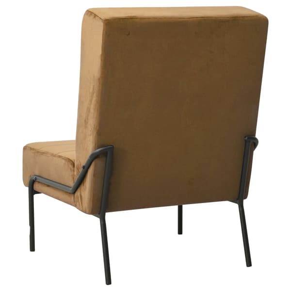 vidaXL Avkopplingsstol 65x79x87 cm brun sammet Brun