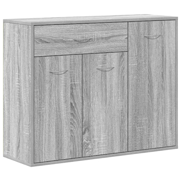vidaXL Skänk grå sonoma 88x30x70 cm konstruerat trä Grå