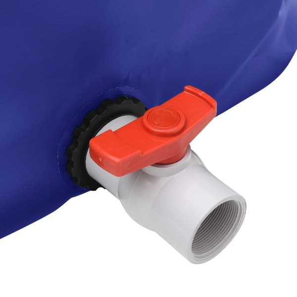 vidaXL Vattentank med kran vikbar 100 L PVC Blå